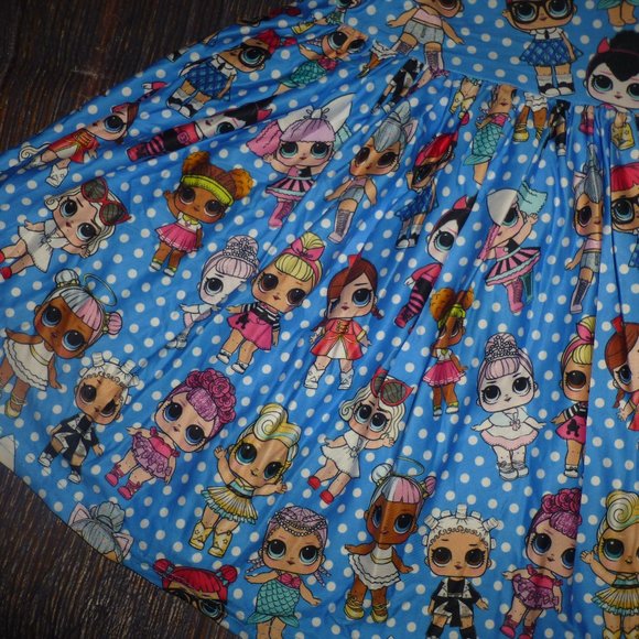 LOL Dolls Girls Boutique Short Sleeve Twirl Dress - Picture 3 of 4